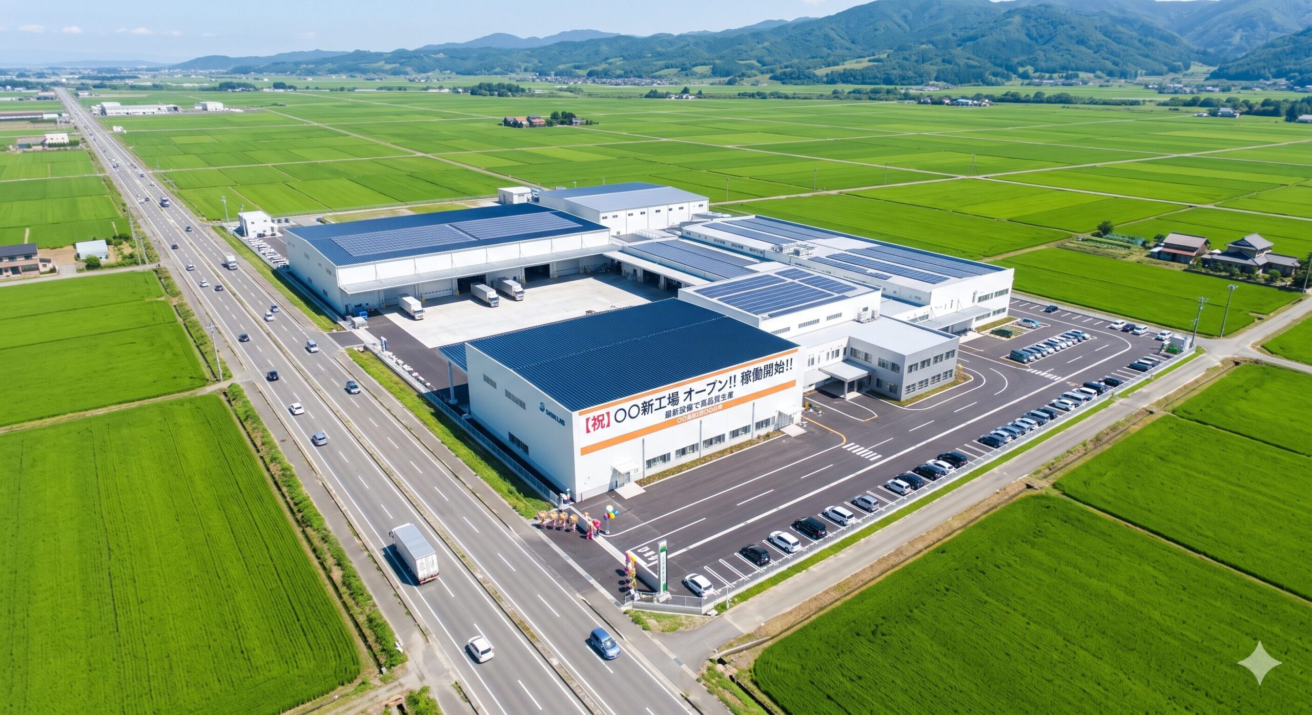 【新拠点誕生】最新設備を備えた〇〇工場が本格稼働をスタート