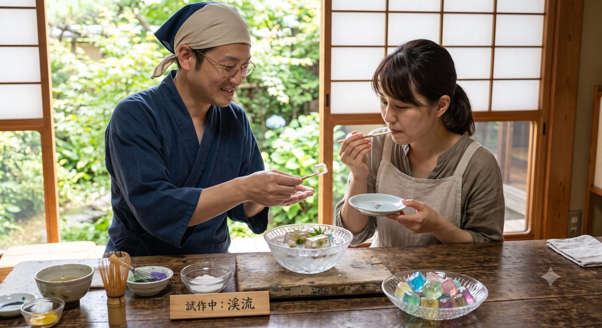 清流のきらめきを和菓子に。津山への小旅行